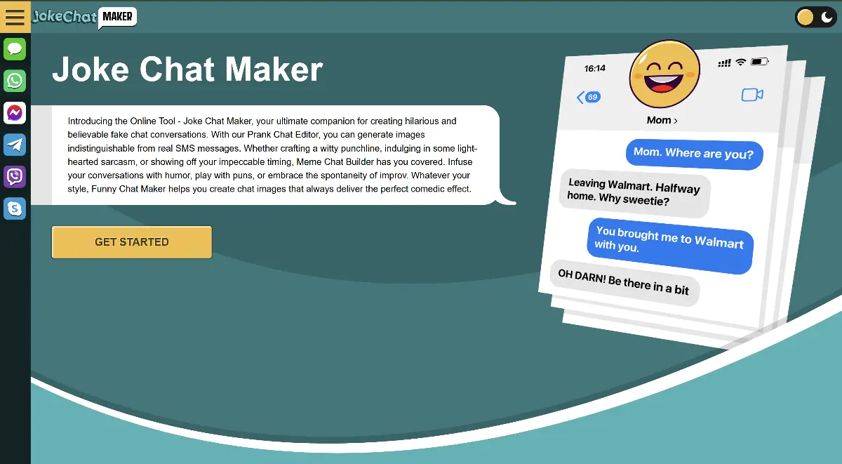 Joke Chat Maker - Screenshot 1