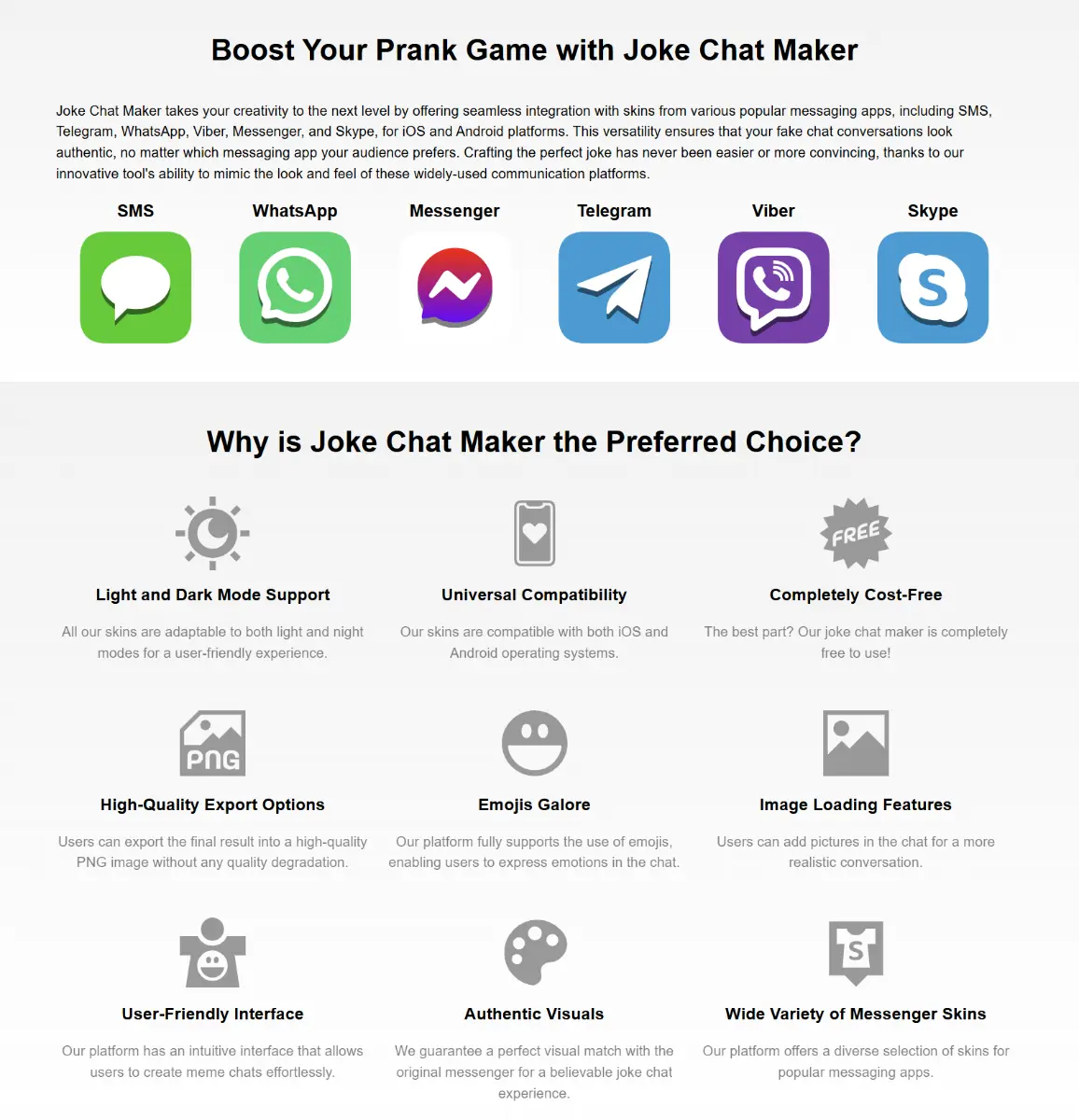 Joke Chat Maker - Screenshot 2