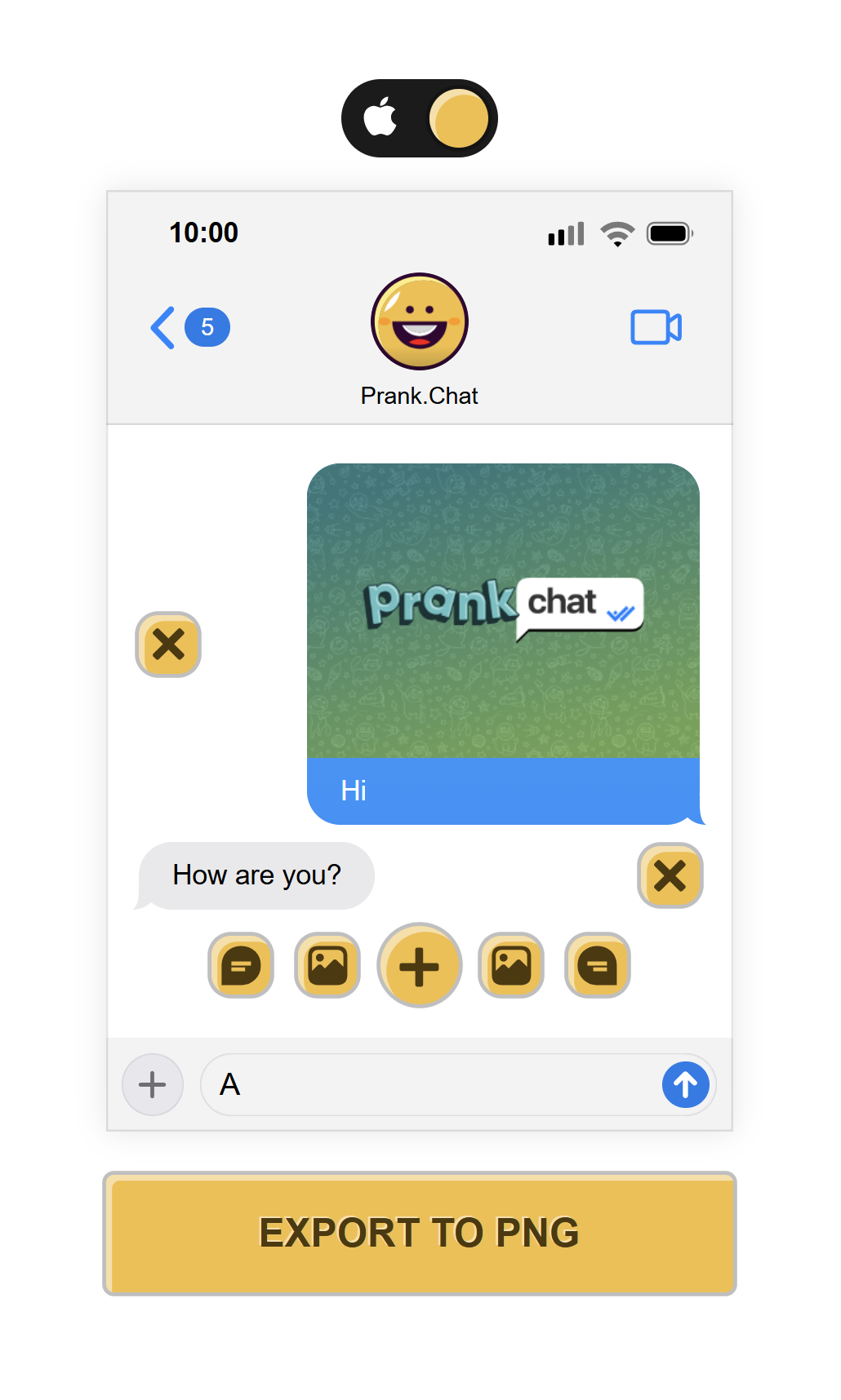 Joke Chat Maker - Screenshot 3