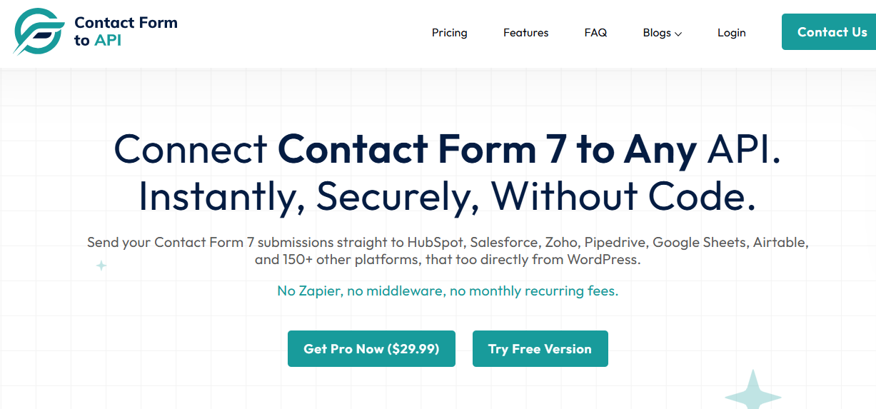 Contact Form To API - Screenshot 2