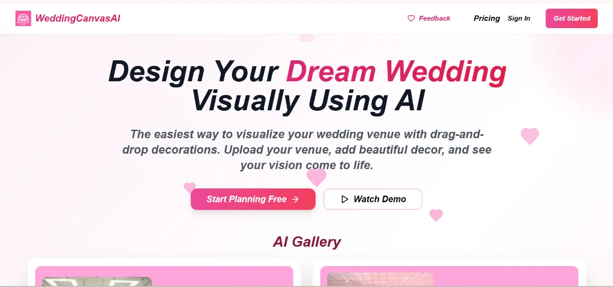 WeddingCanvas - Screenshot 1