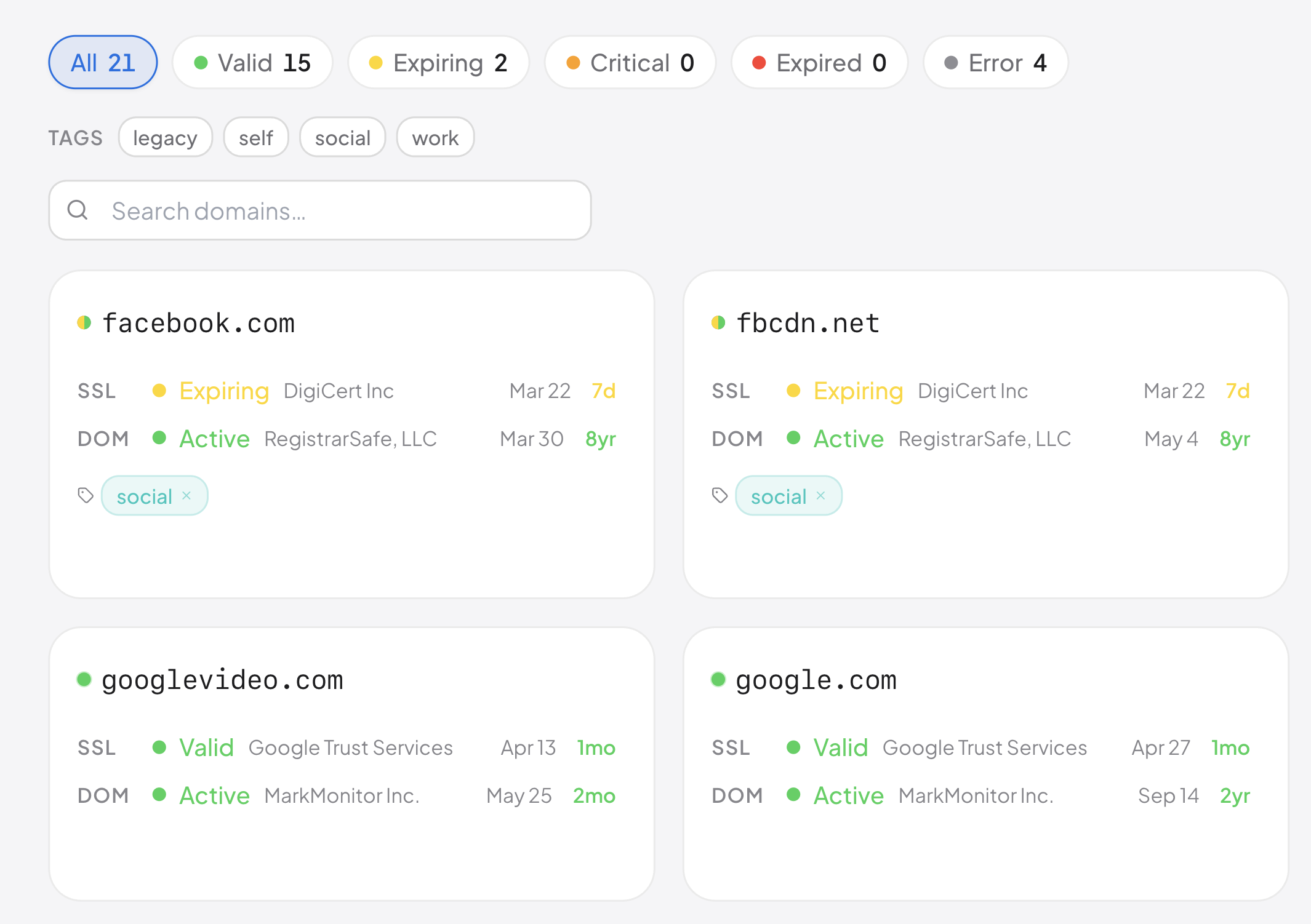 RenewSignal - Screenshot 1