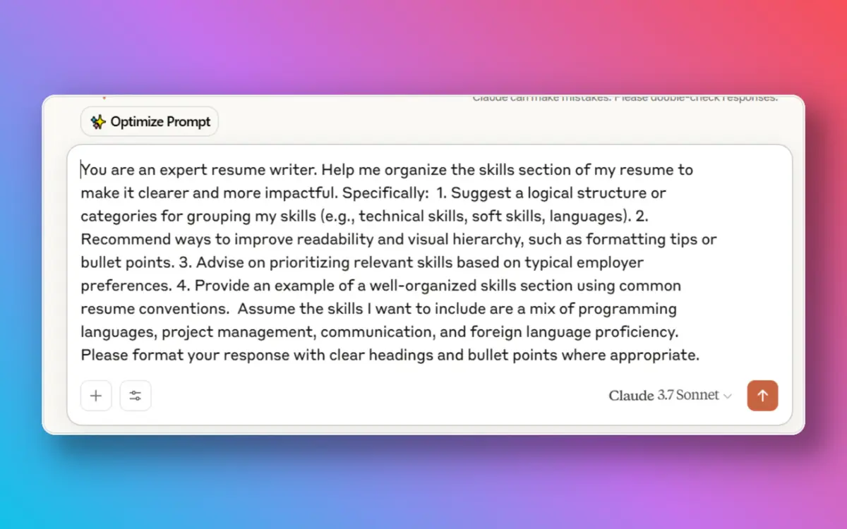 MetaPrompt - AI Prompt Engineer & Optimizer for ChatGPT & Claude - Screenshot 2