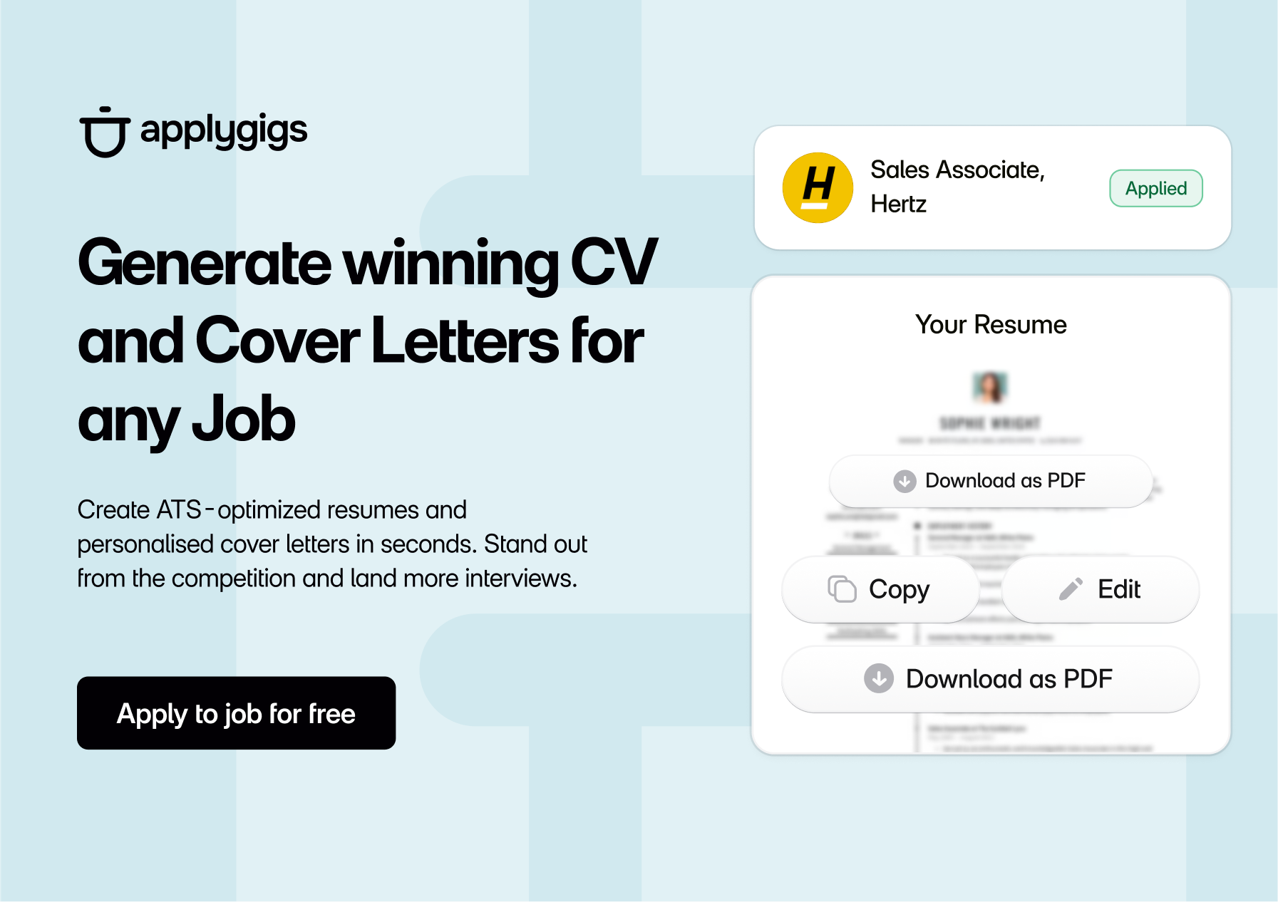 Applygigs - Screenshot 1