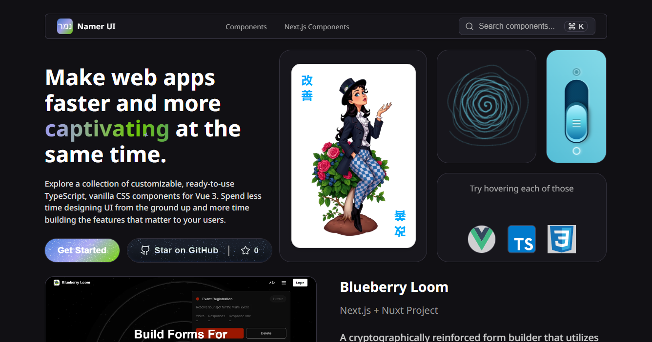 Namer UI For Vue - Screenshot 1