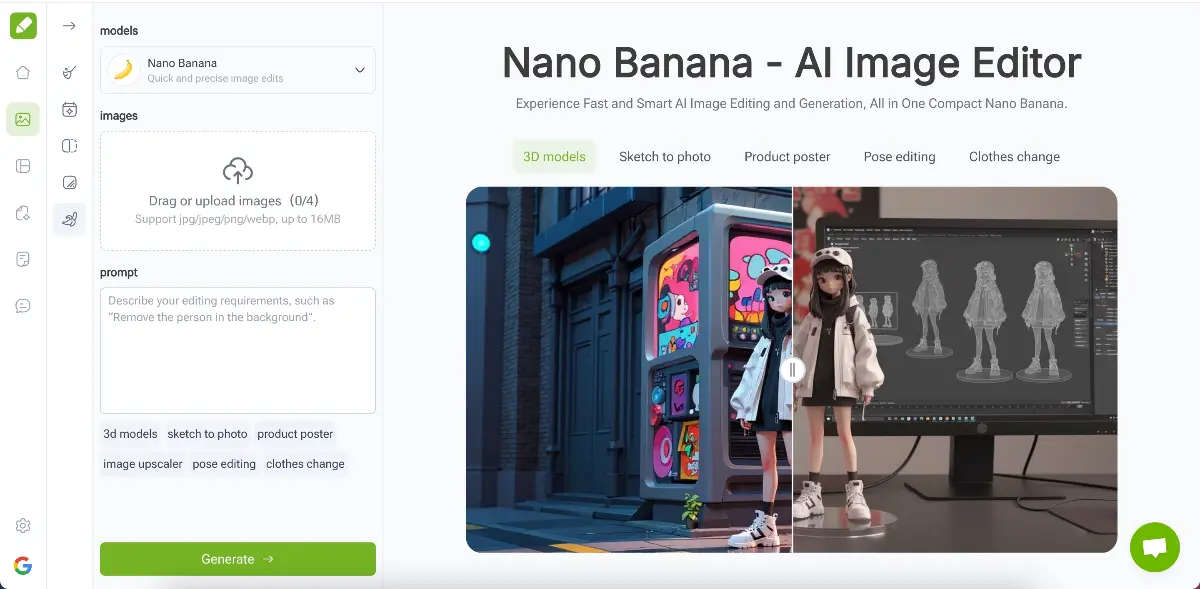Free AI Image Generator, Editor & Design Onli - Screenshot 2