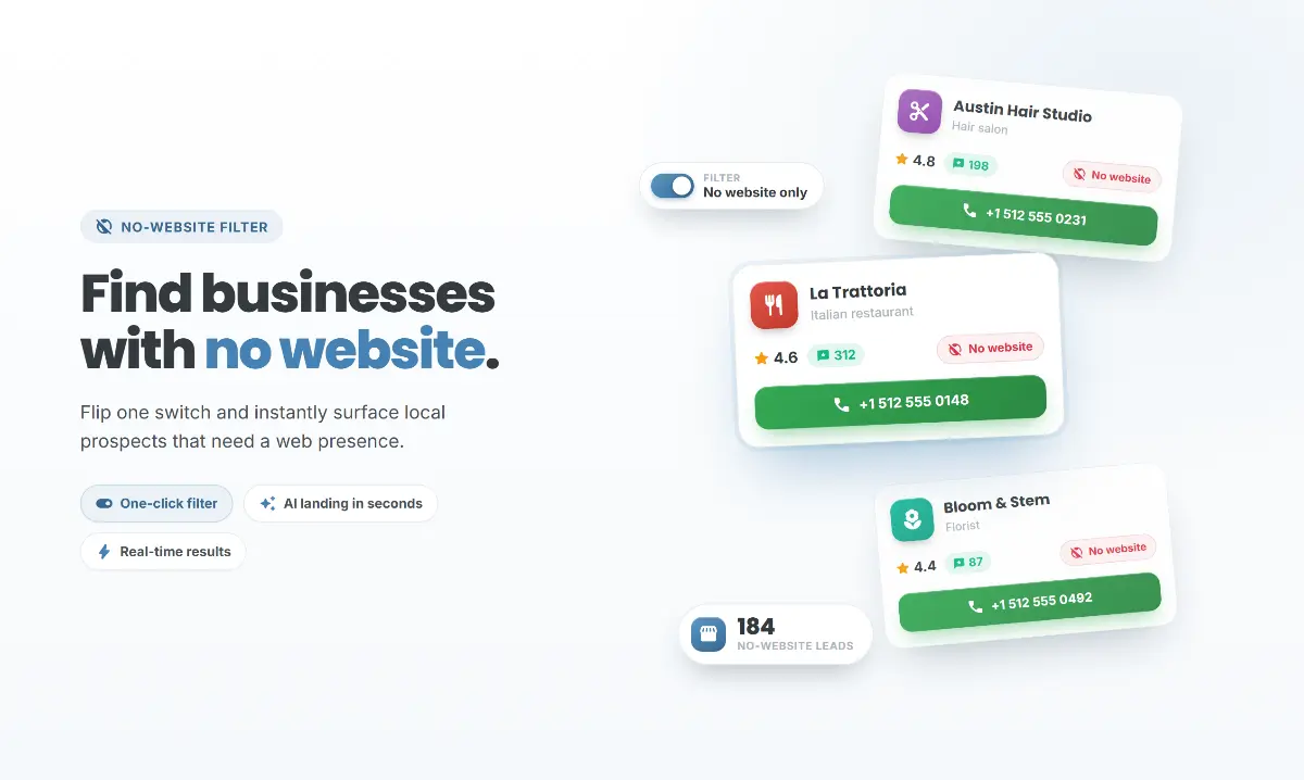 LeadWebia - Screenshot 2