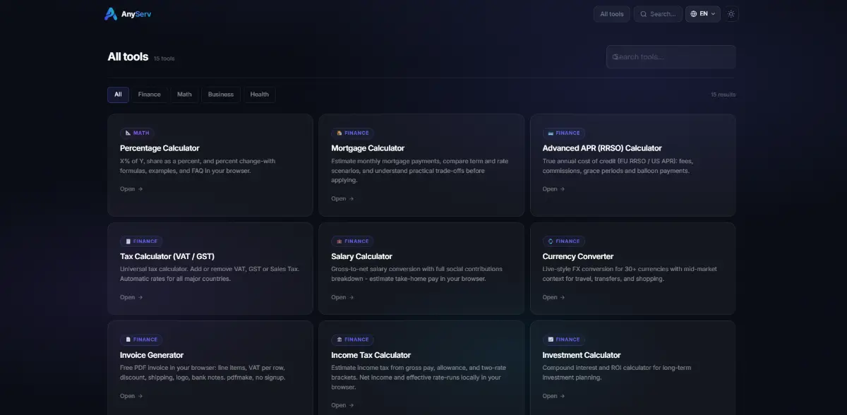 AnyServ - Screenshot 2