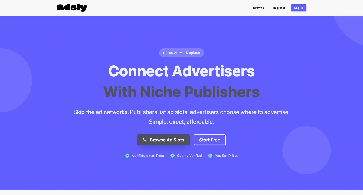 Adsly - Screenshot 1