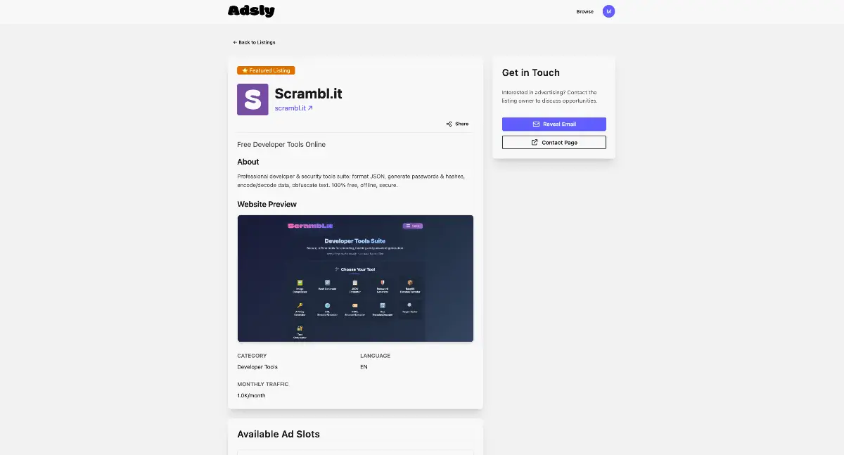 Adsly - Screenshot 2
