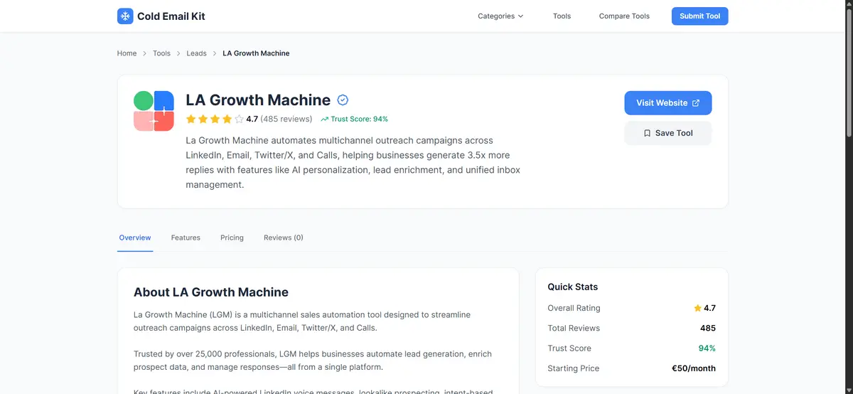 Cold Email Kit - Screenshot 3