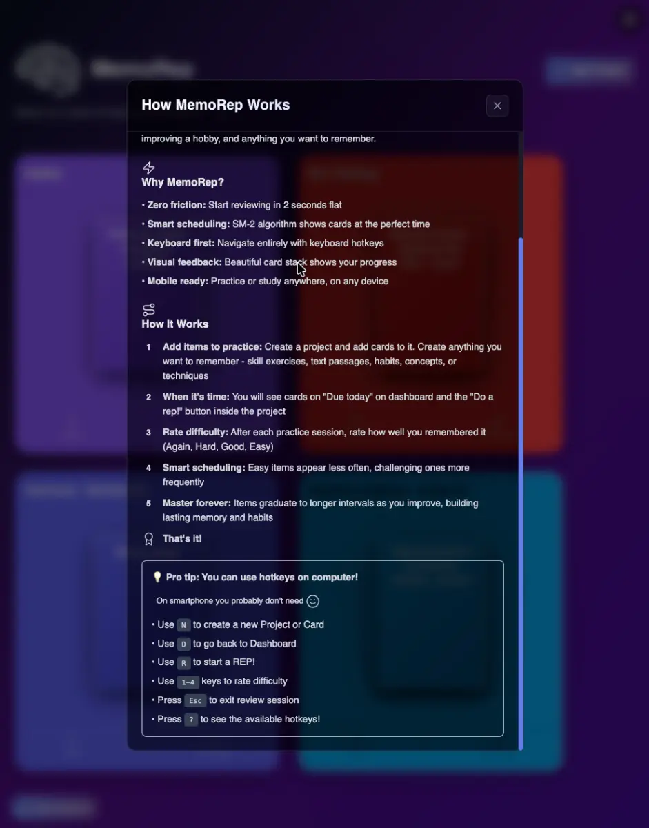MemoRep - Screenshot 4