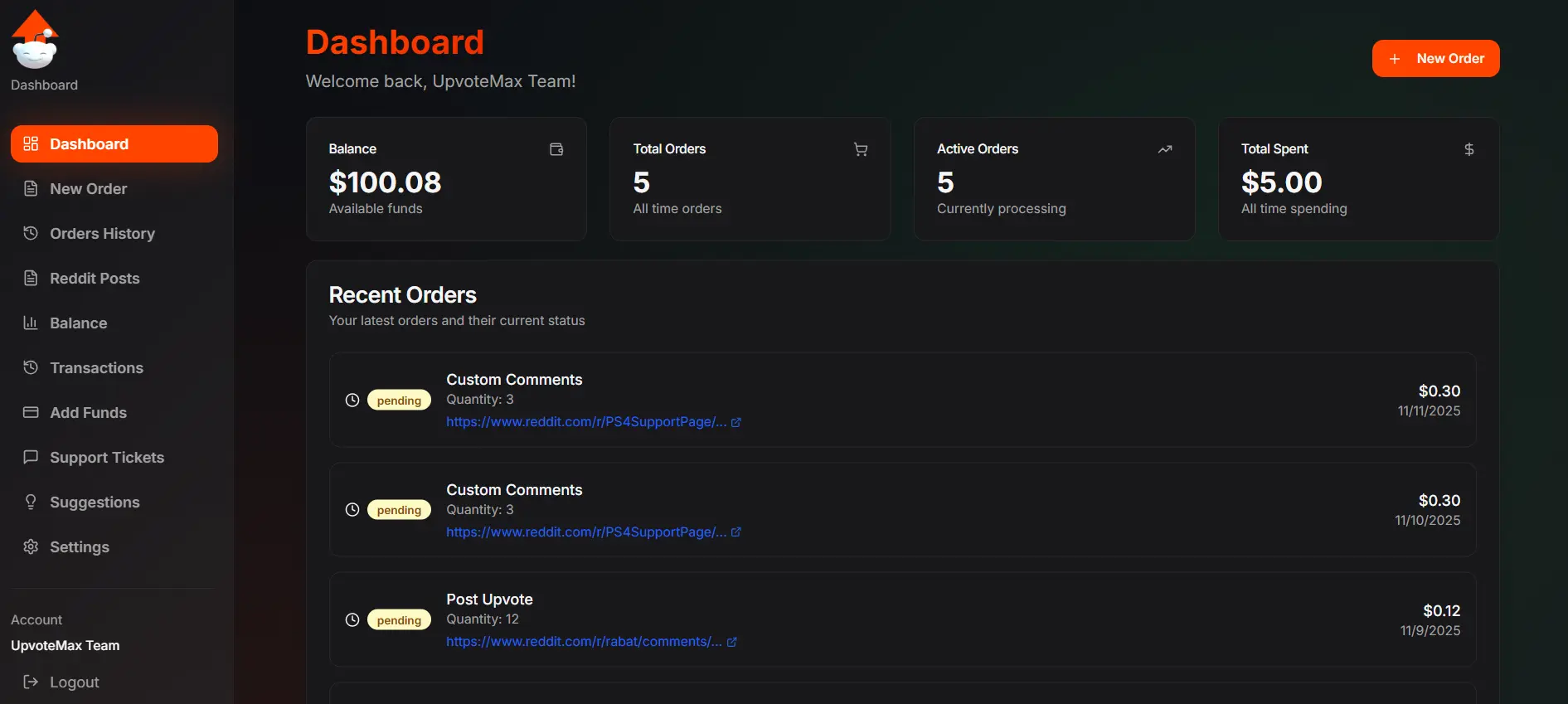 Upvotemax - Screenshot 1