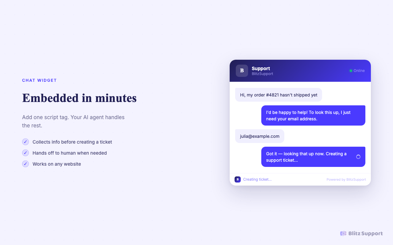 BlitzSupport - Screenshot 2