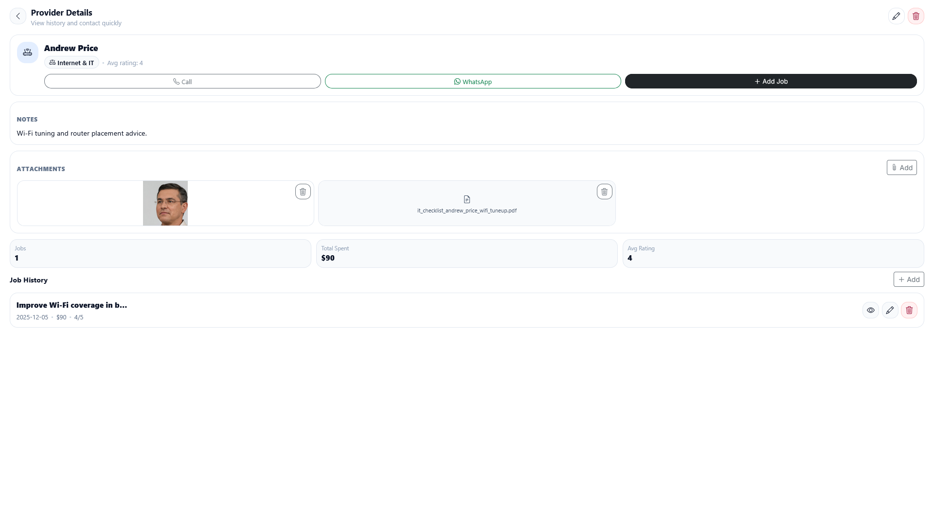 WhoFixedIt - Screenshot 3