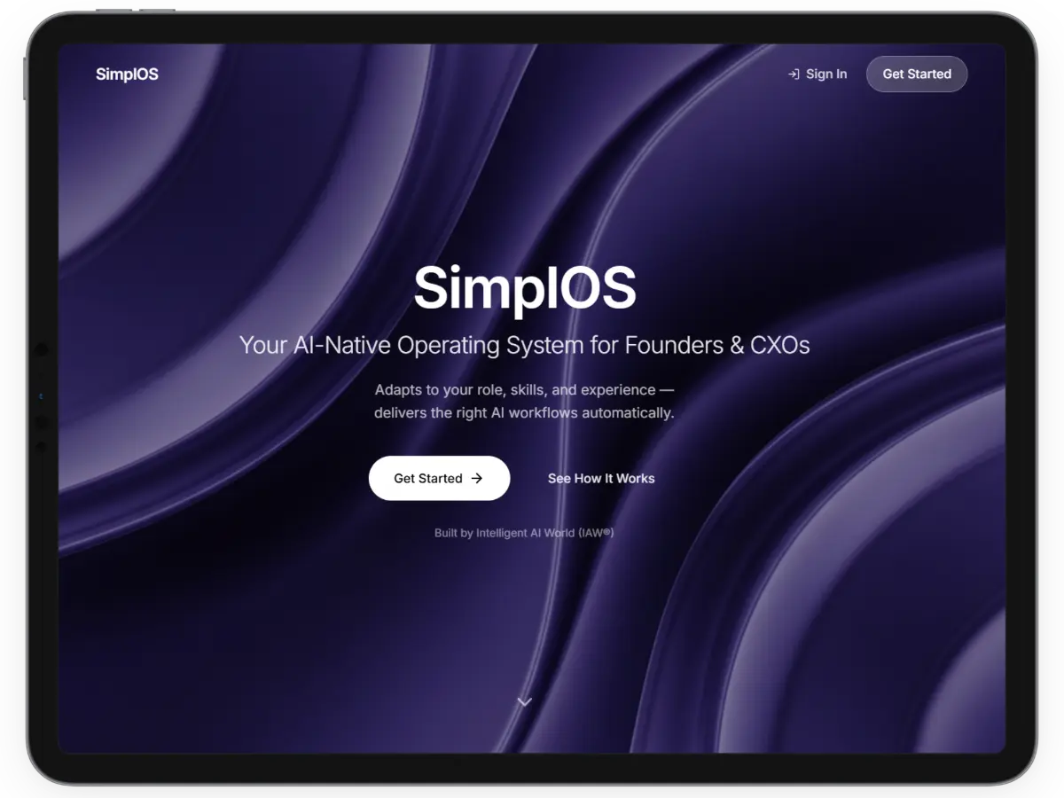 Simpl OS - Screenshot 1