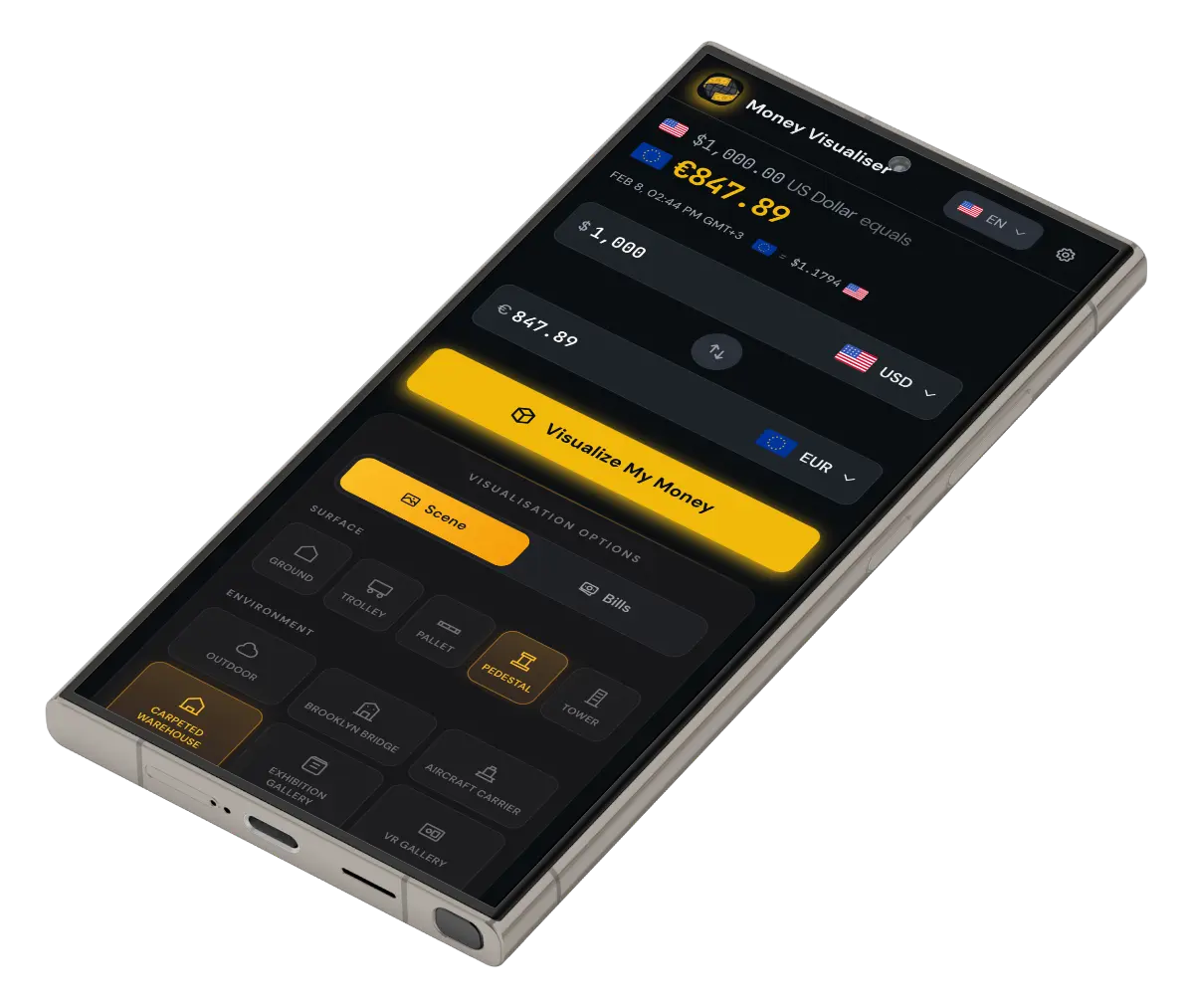 Money Visualiser - Screenshot 2