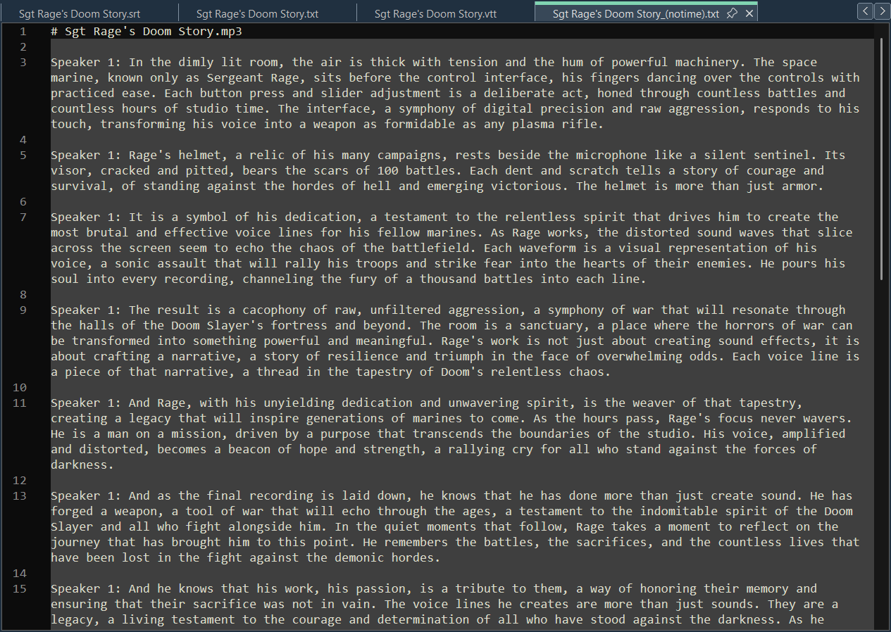 ElevenLabs Audio Transcriber - Screenshot 4