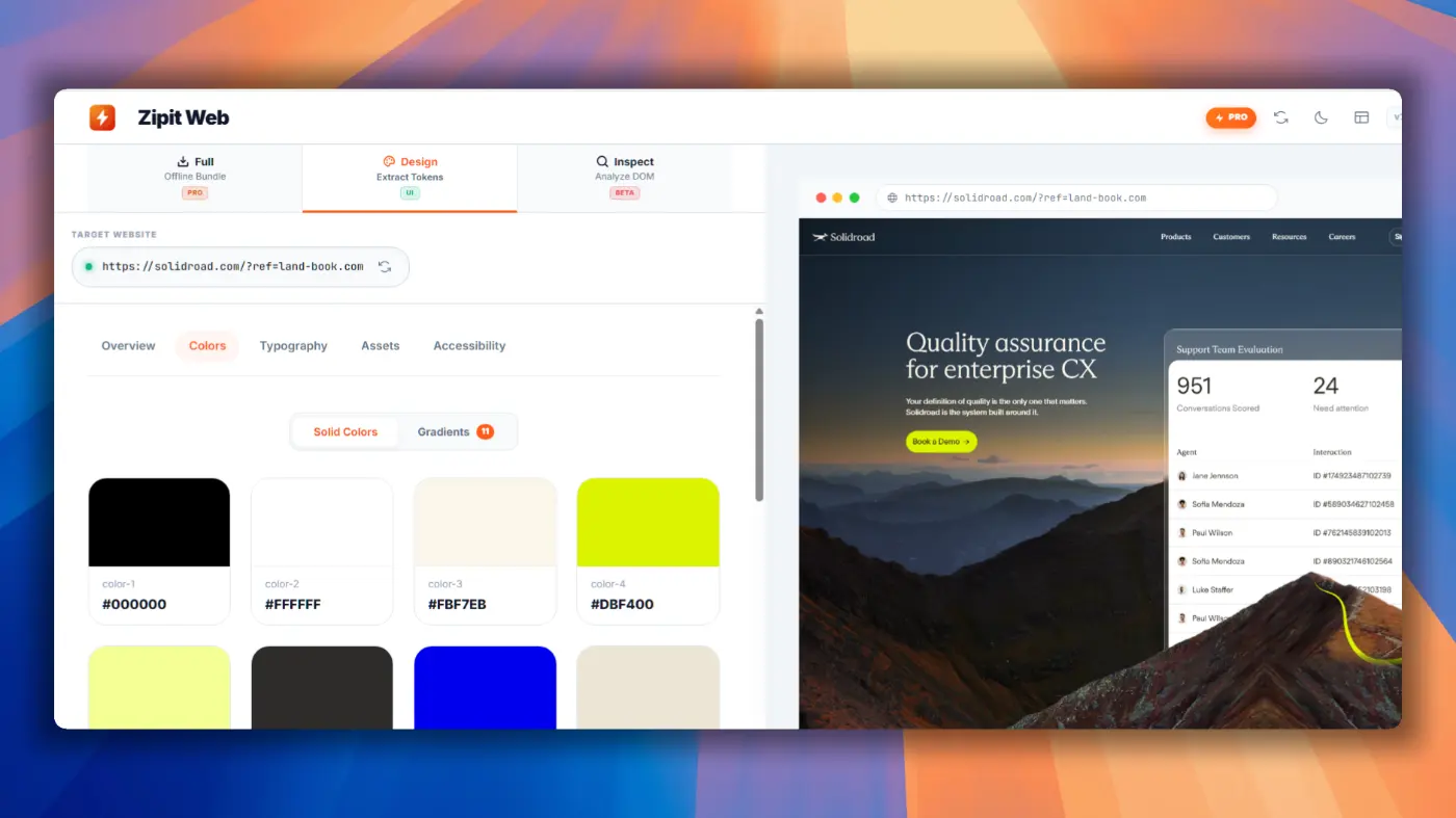 Zipit Web - Screenshot 3