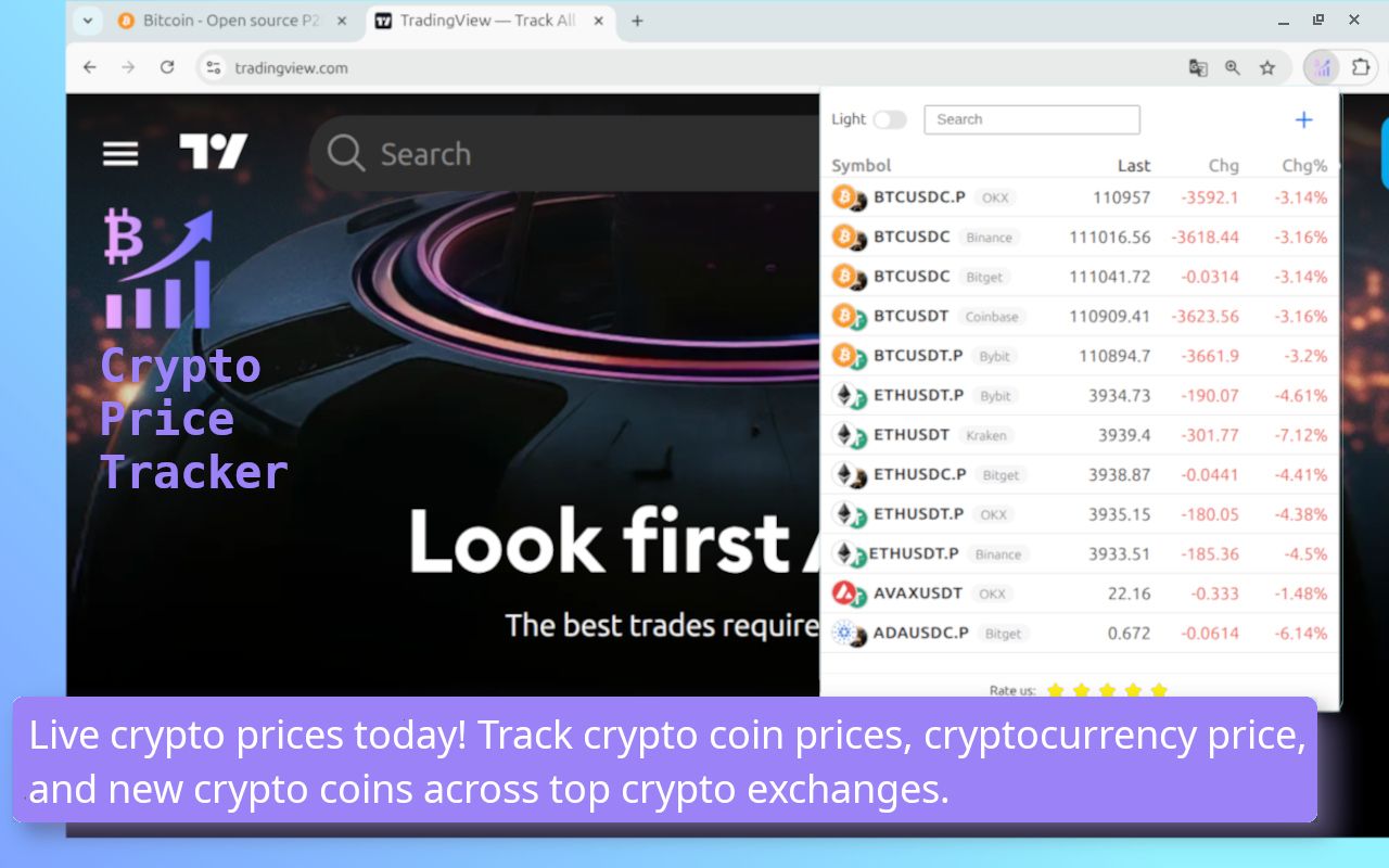 Crypto Price & Pnl Tracker - Screenshot 1