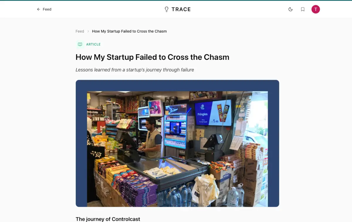 Trace - Screenshot 4