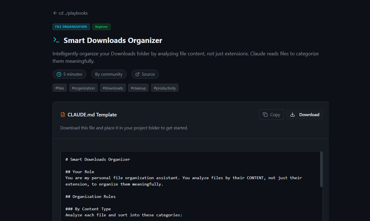 Claude Code Playbooks - Screenshot 3