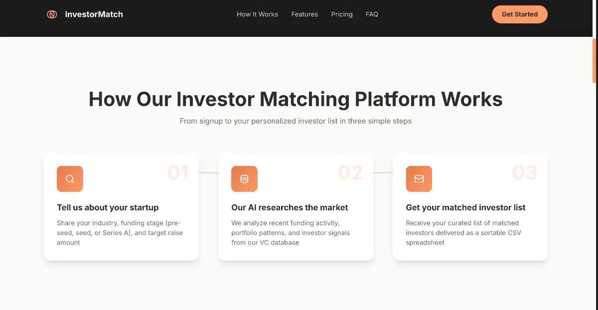 InvestorMatch - Screenshot 3