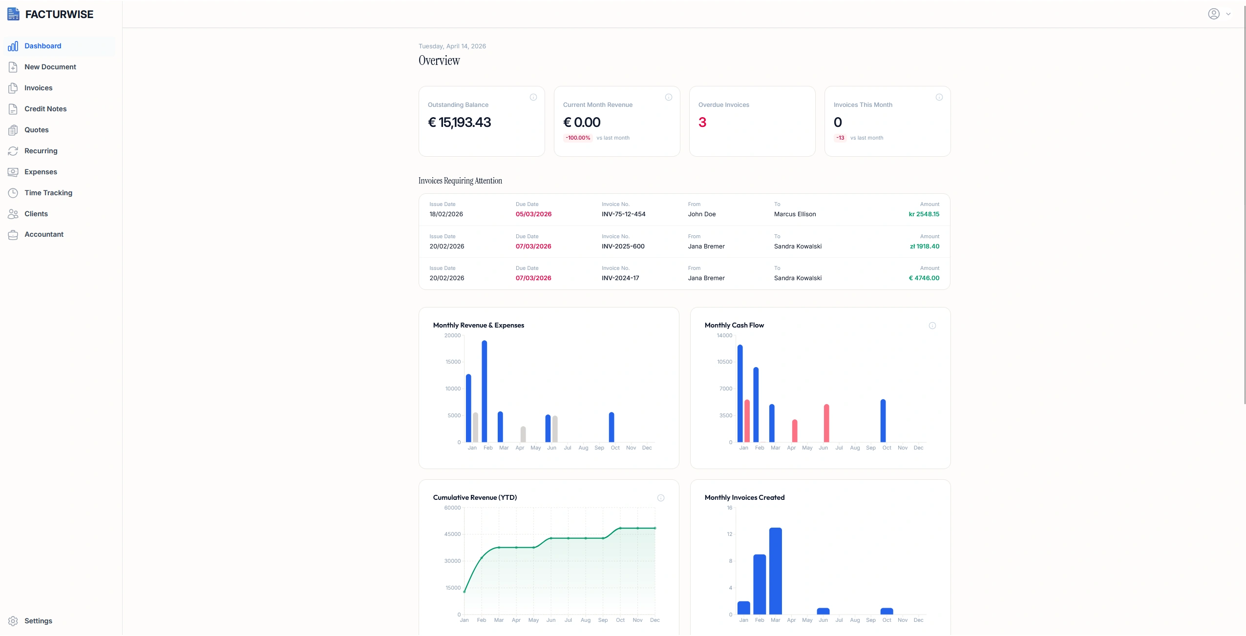 Facturwise - Screenshot 3