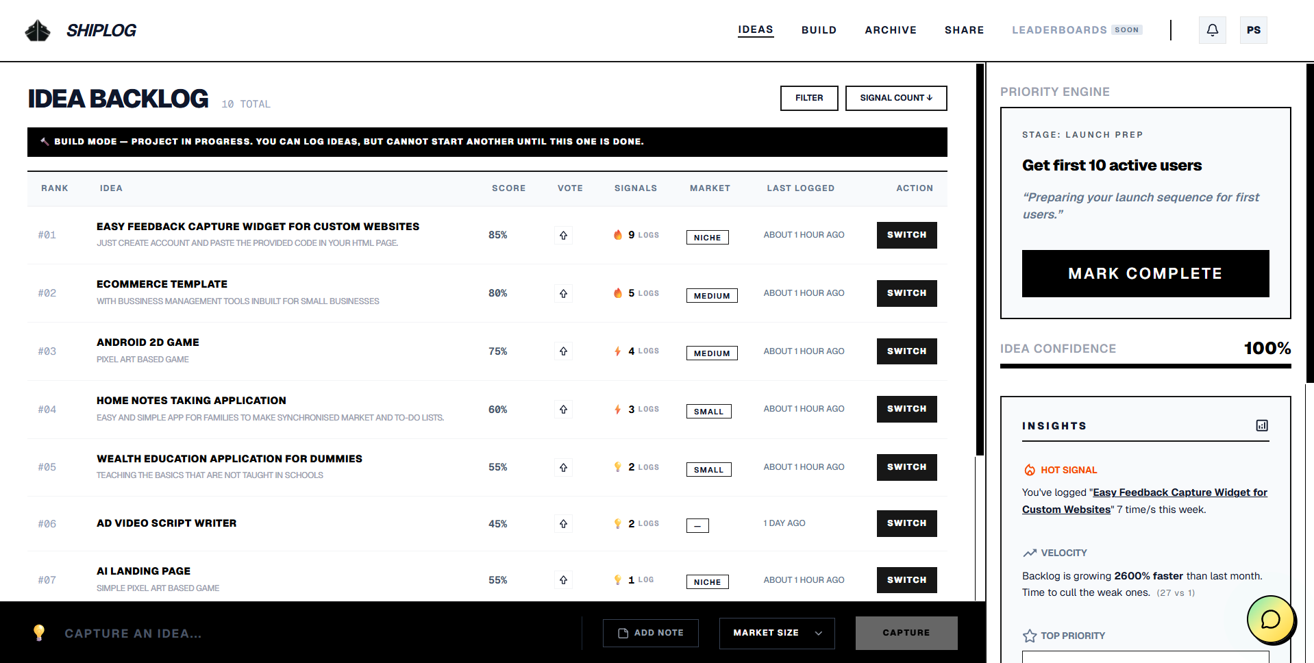 Shiplog - Screenshot 3