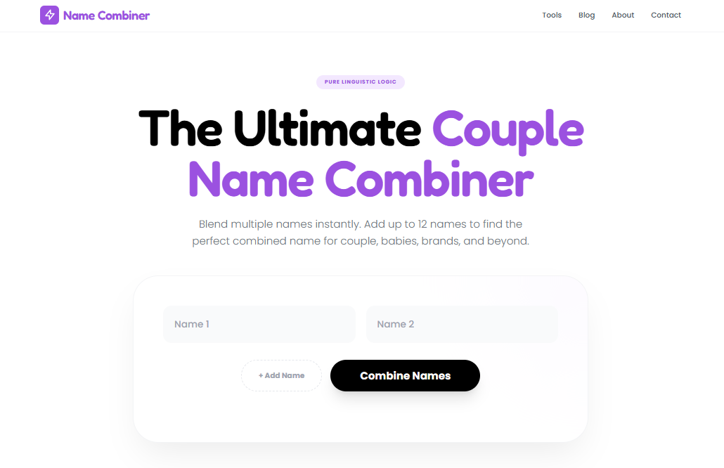 Name Combiner - Screenshot 1