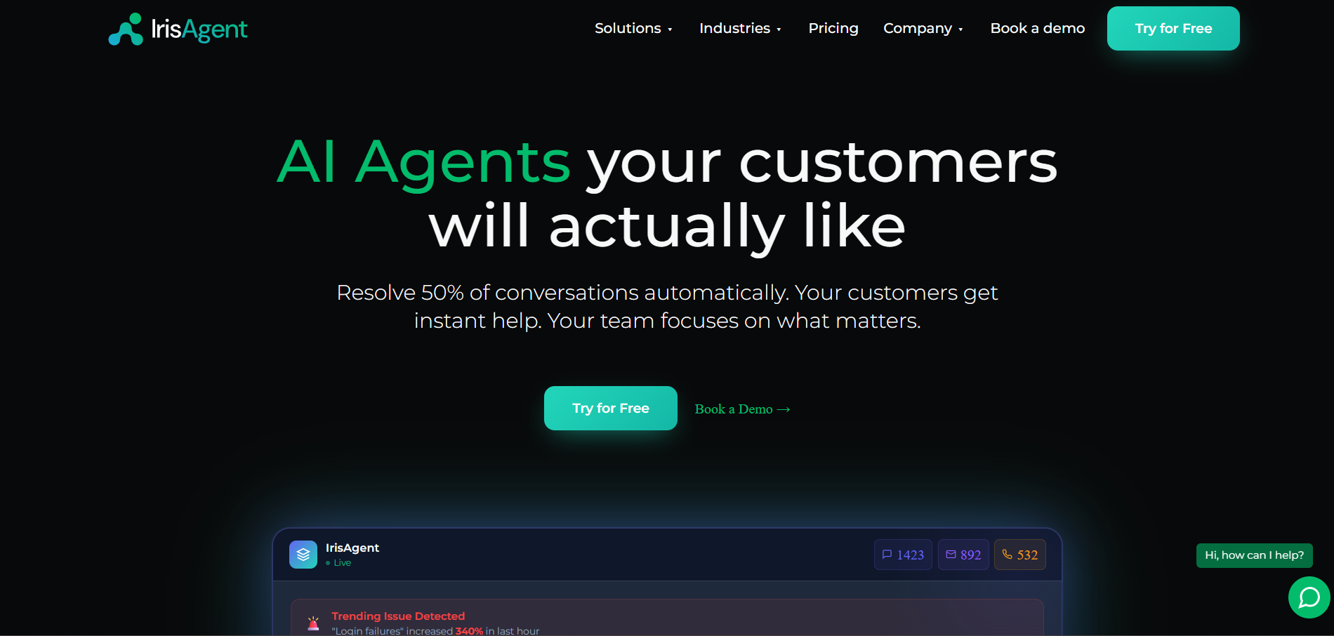 IrisAgent - Screenshot 1