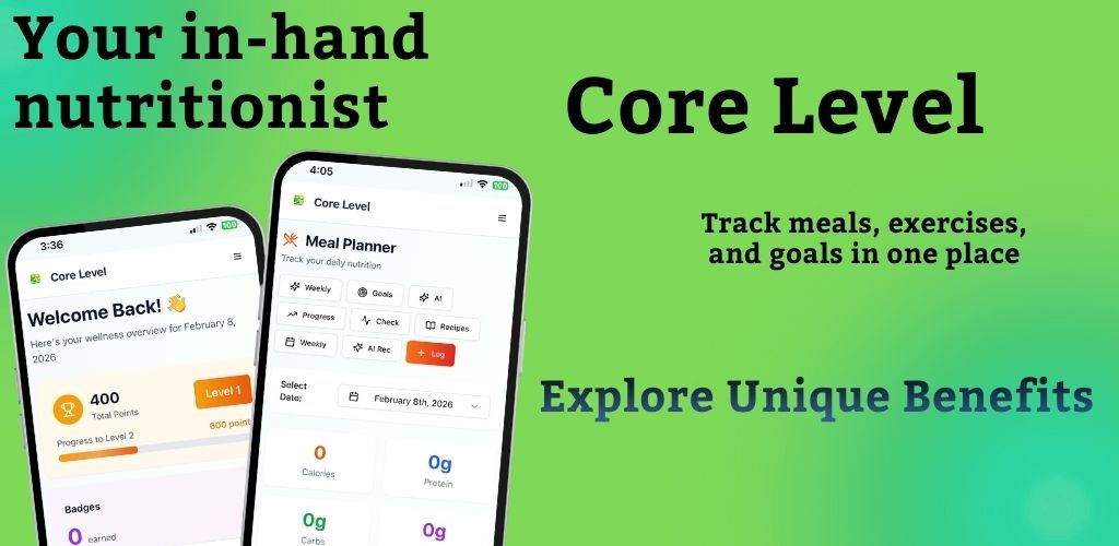 Core Level App Site - Screenshot 1
