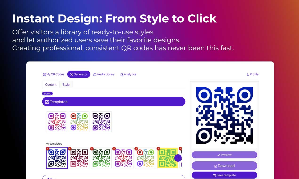 QRcdr - The All-in-One WP QR code SaaS - Screenshot 5