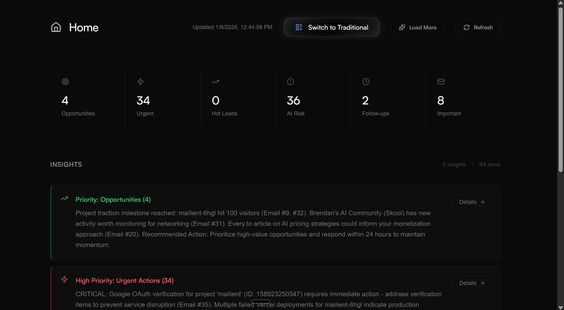 Mailient - Screenshot 1