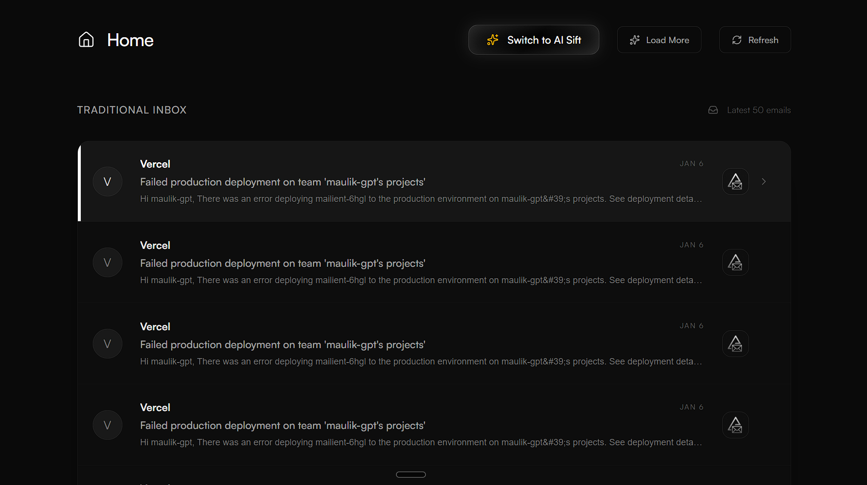 Mailient - Screenshot 2