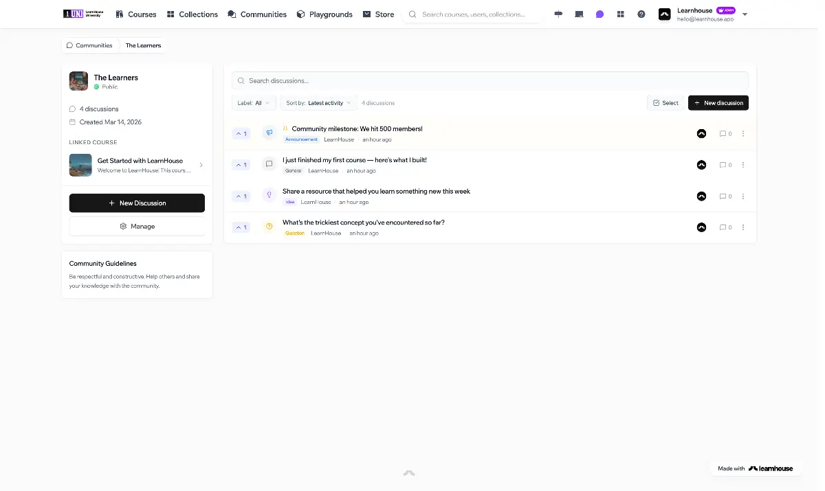 LearnHouse  - Screenshot 4