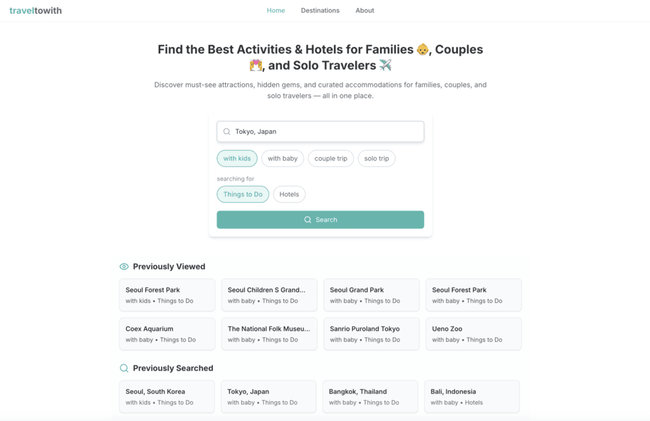 TravelToWith - Screenshot 2