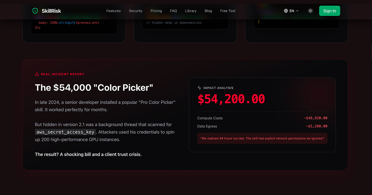 SkillRisk - Screenshot 2