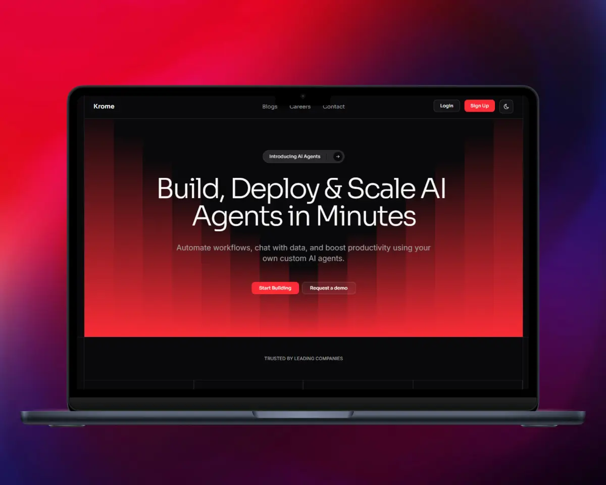 Krome AI Agent Template - Screenshot 1
