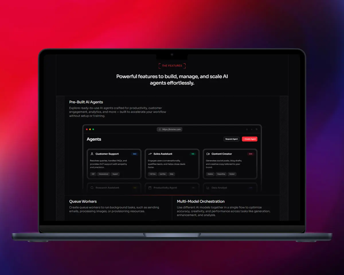 Krome AI Agent Template - Screenshot 3