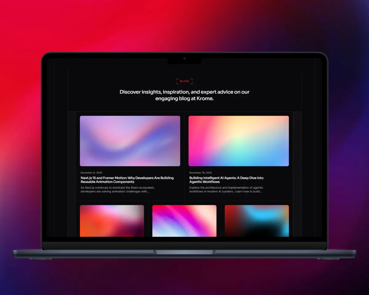 Krome AI Agent Template - Screenshot 4