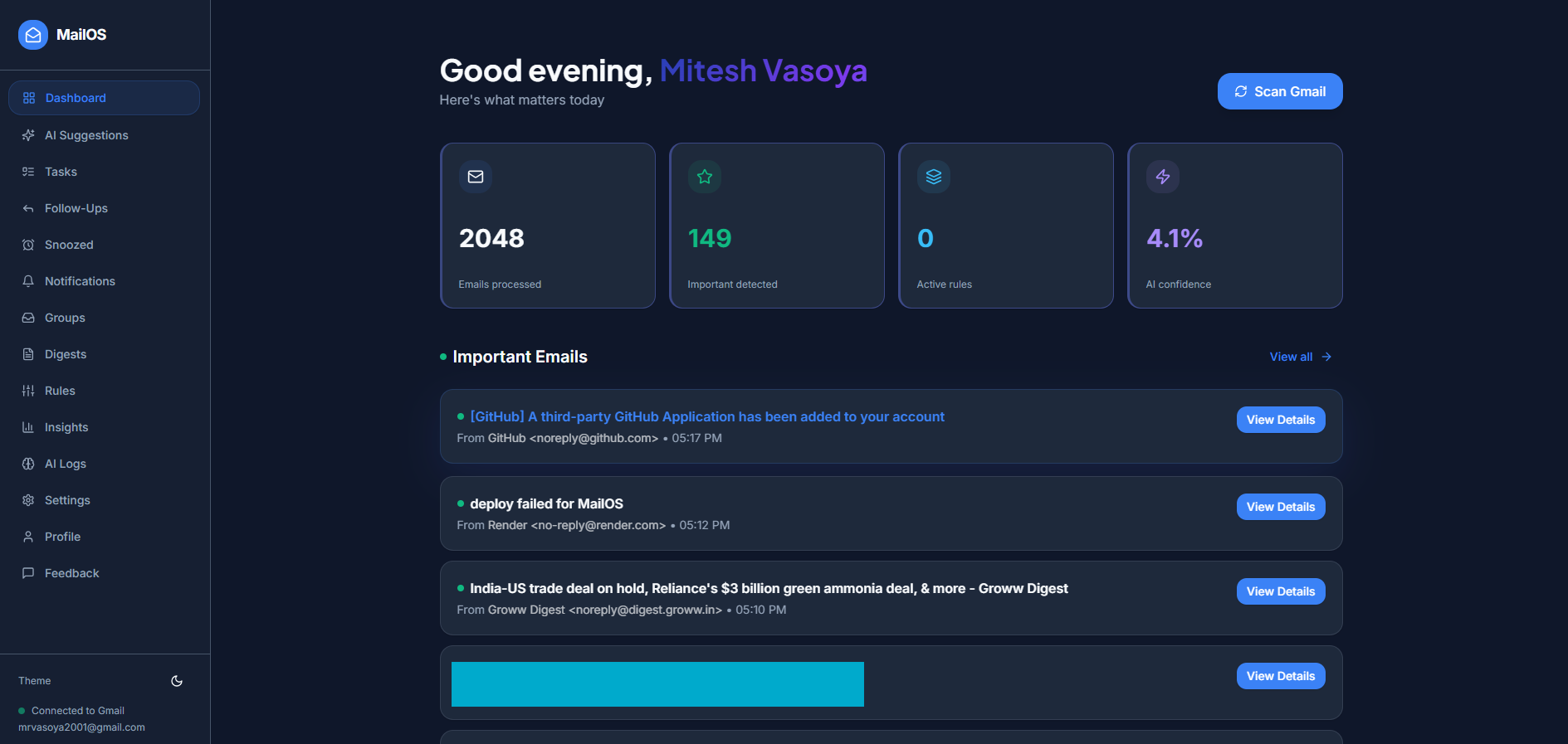 MailOS - Screenshot 2