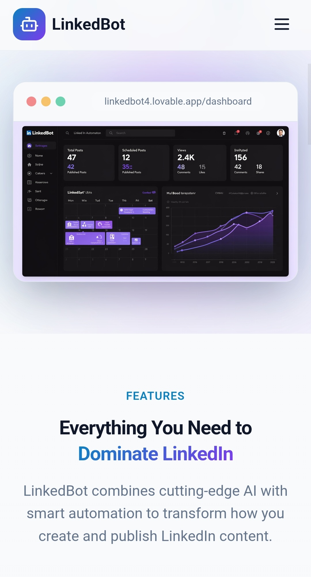 LinkedBot  - Screenshot 2