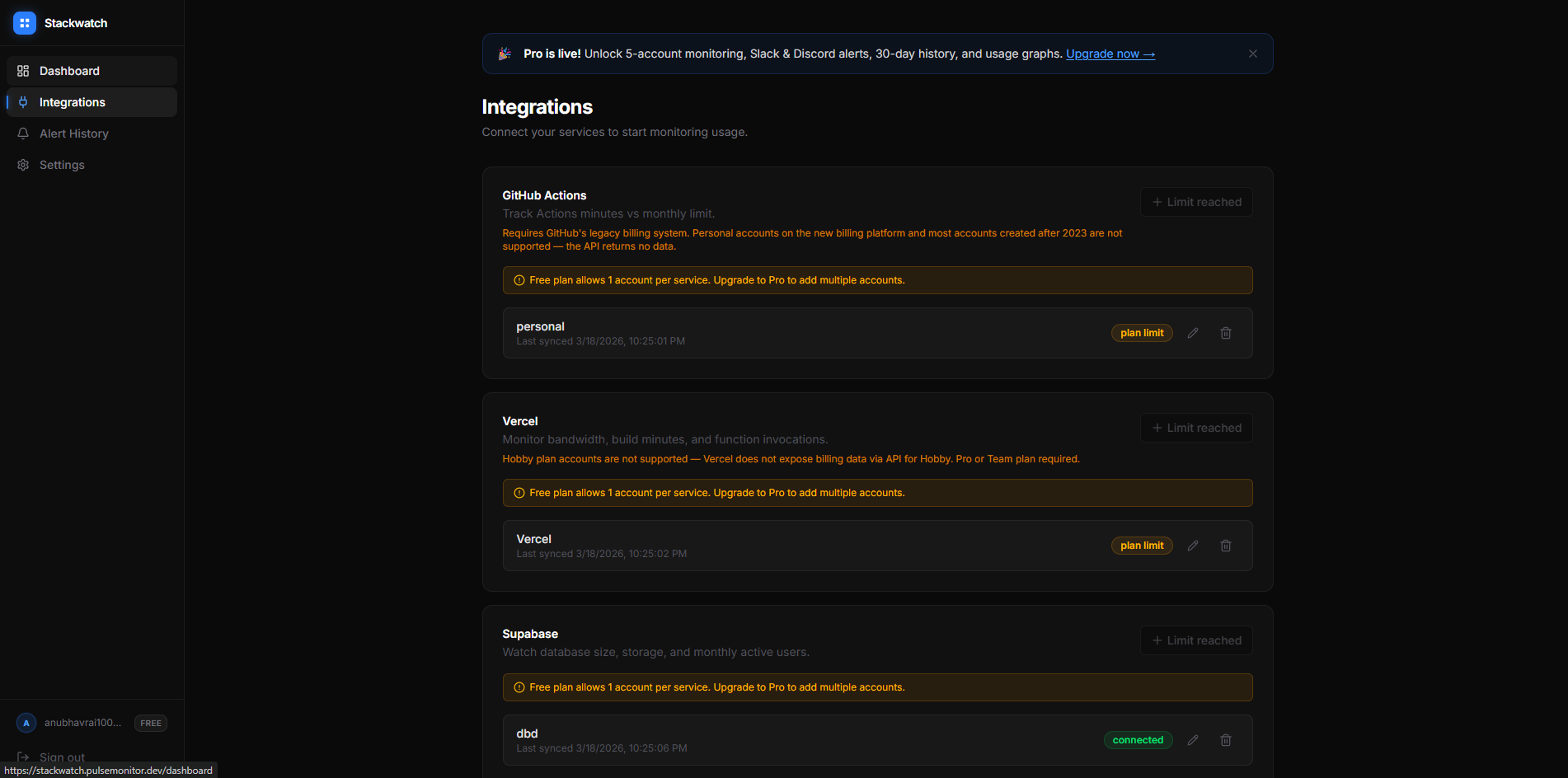 Stackwatch - Screenshot 2