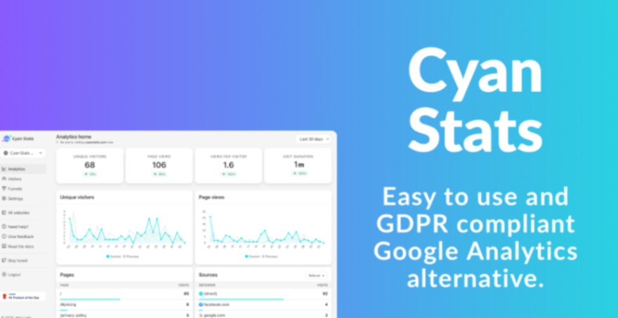 Cyan Stats, by Rogerio Taques - Screenshot 1