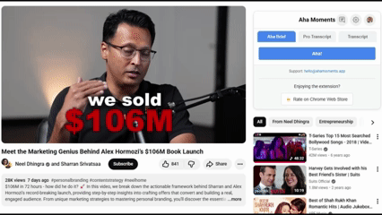 Aha Moments - Screenshot 1