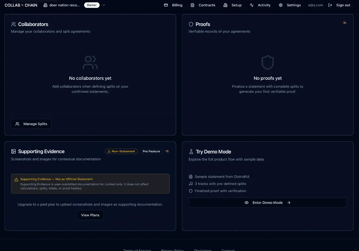 Collab Chain - Screenshot 3