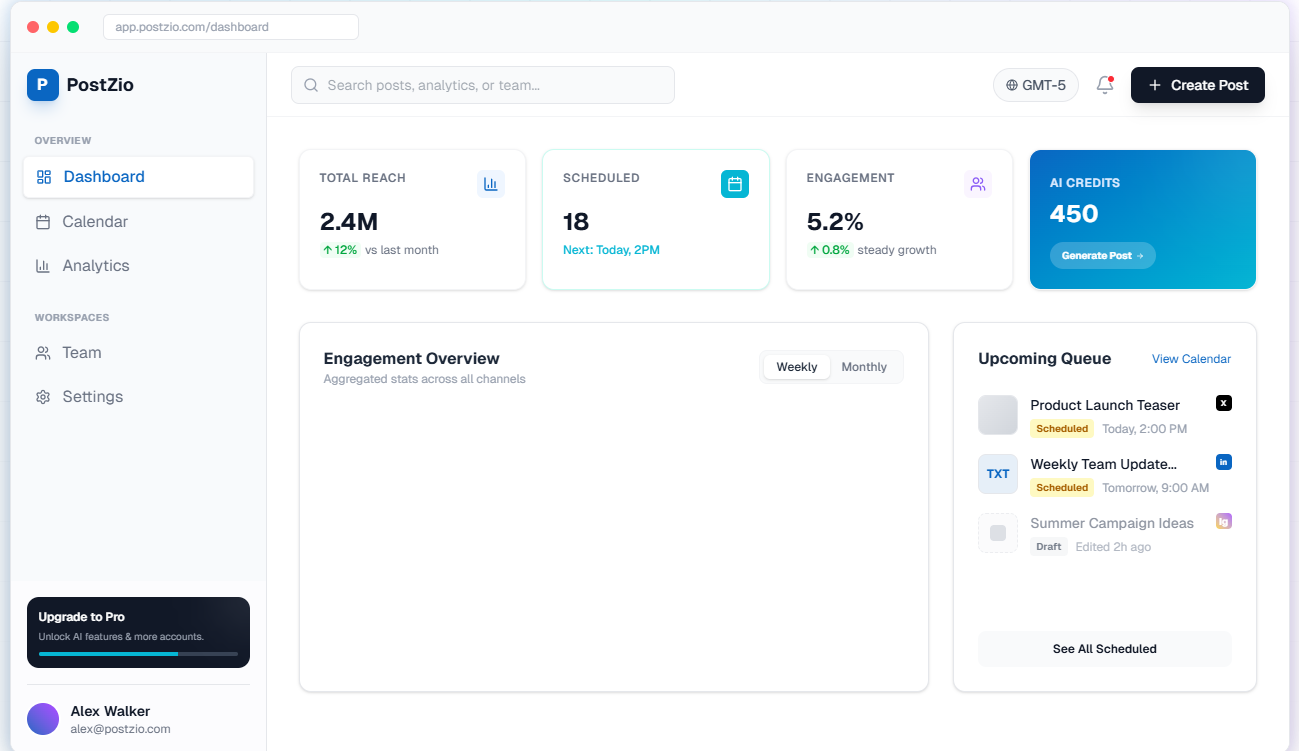 postzio - Screenshot 2