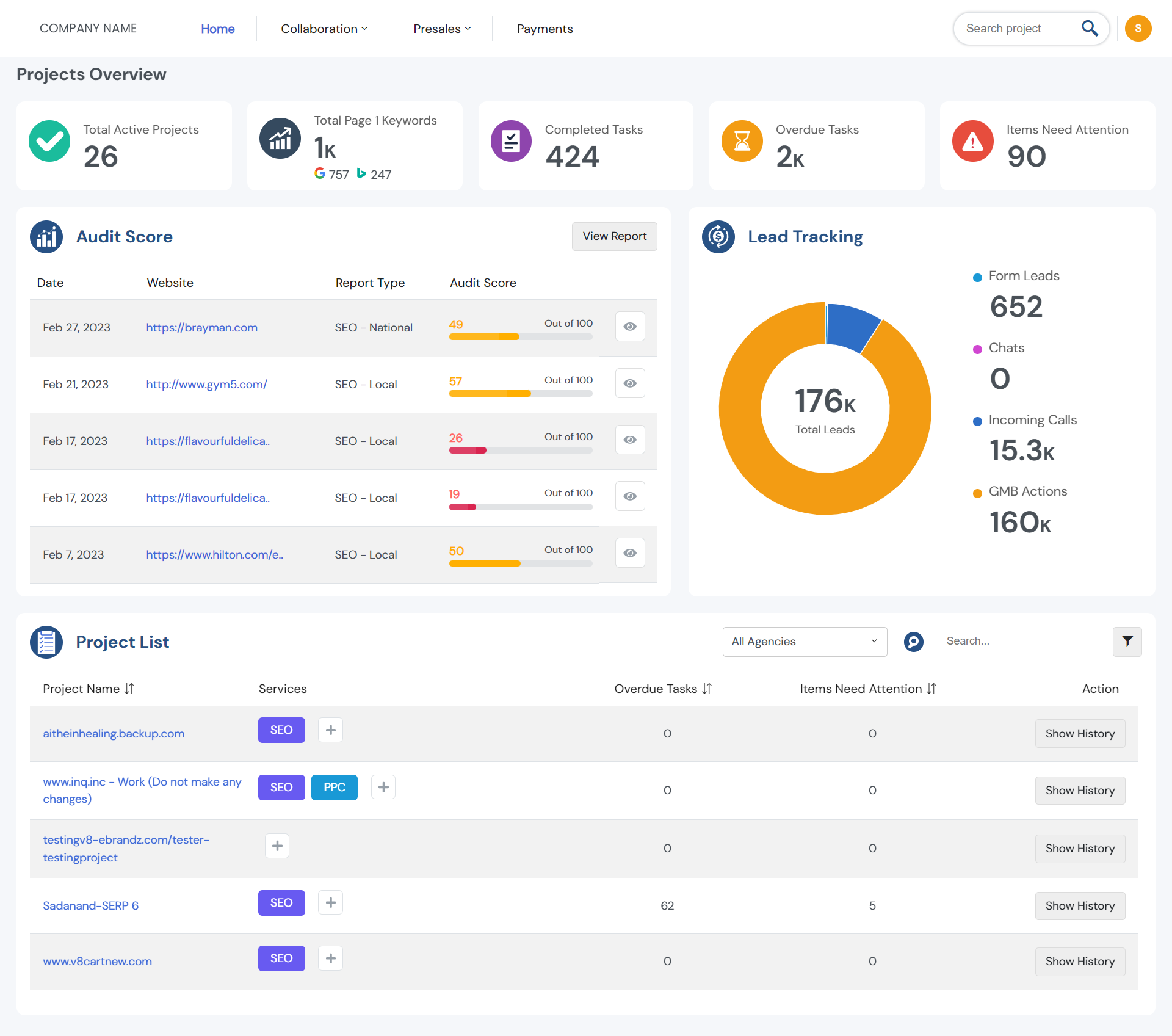 AgencyPlatform - Screenshot 2