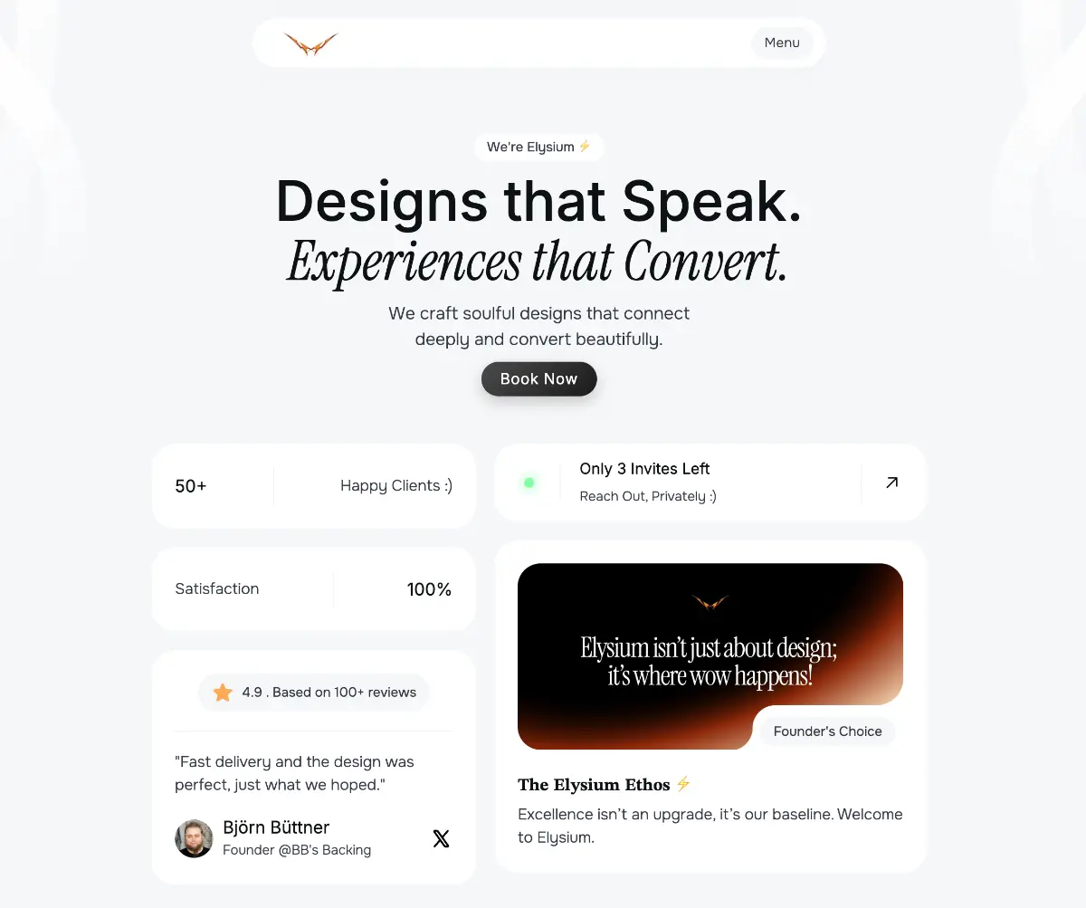 Elysium Designs - Screenshot 1